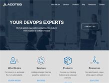 Tablet Screenshot of addteq.com